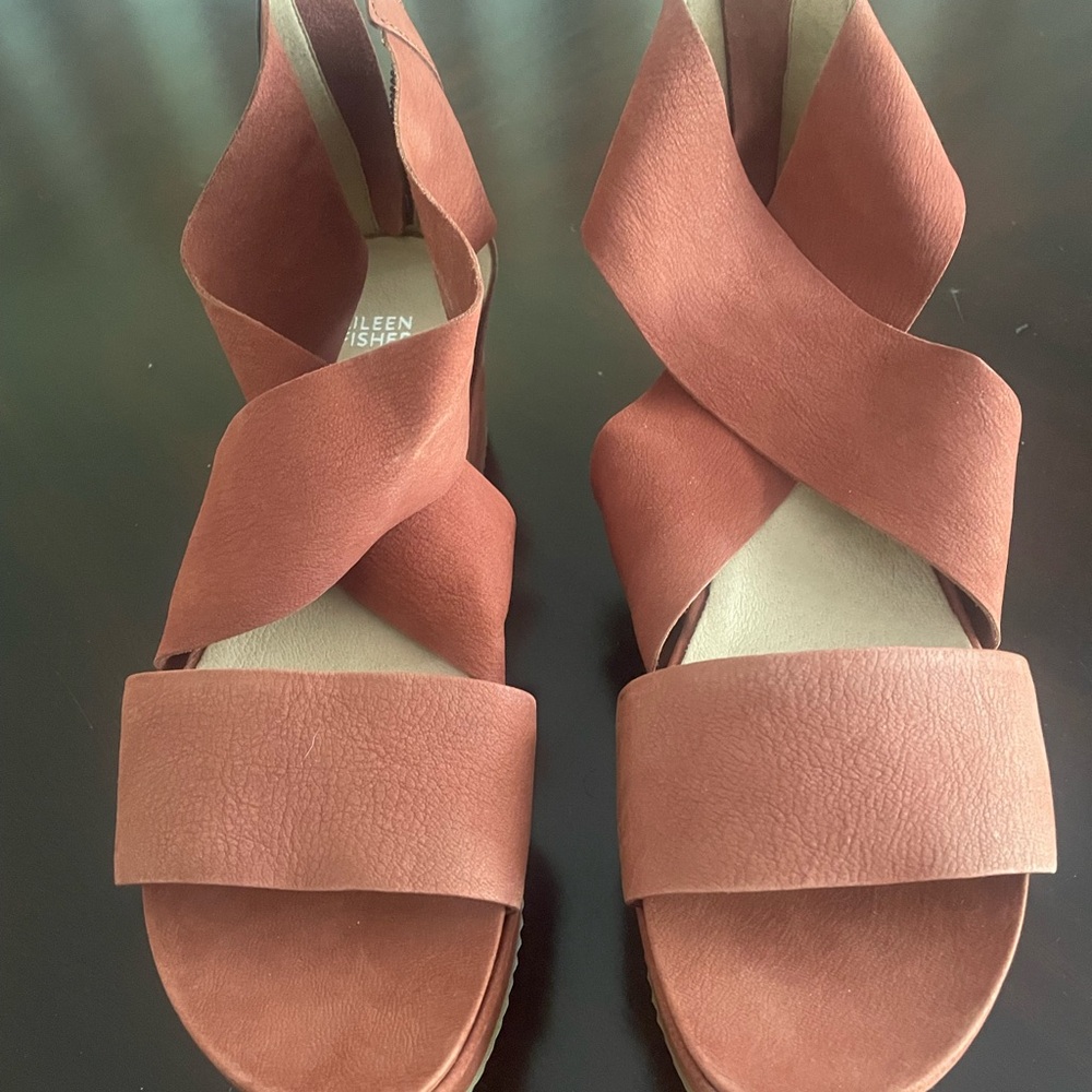 Eileen Fisher Women's Rust Sandals